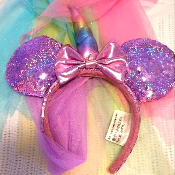 Set (2) Disney Sequined  Ears Head band for Adults - Picture 11 of 11